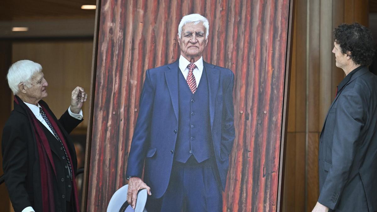 Bob Katter portrait unveiled in Canberra to salute 50 years of service to Queensland and federal parliaments