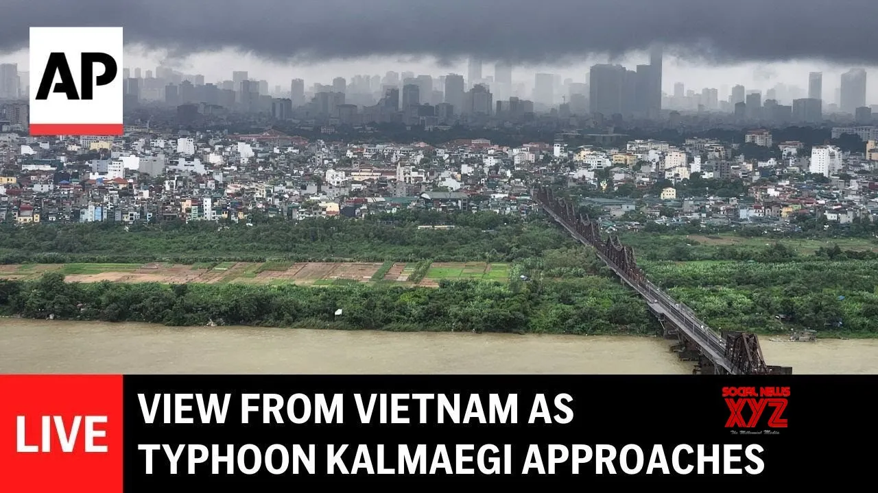 LIVE: View from Vietnam as Typhoon Kalmaegi approaches (Video)