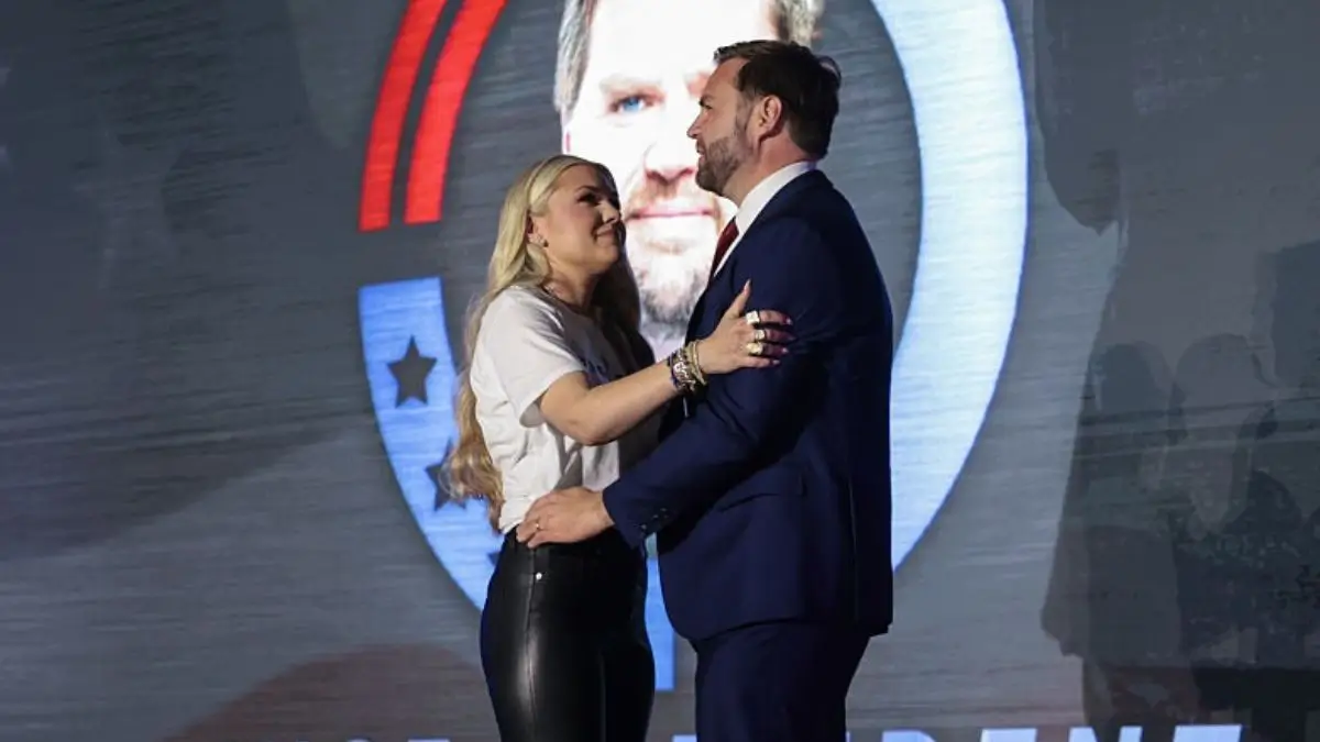 'Give Me a Break': Erika Kirk Says She’s Being Picked Apart Amid Viral Hug and Flirty Neck-Grab with JD Vance