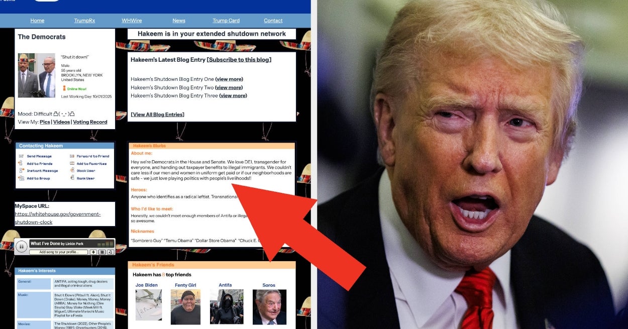 White House Creates Bizarre 'Mysafespace' MySpace Parody