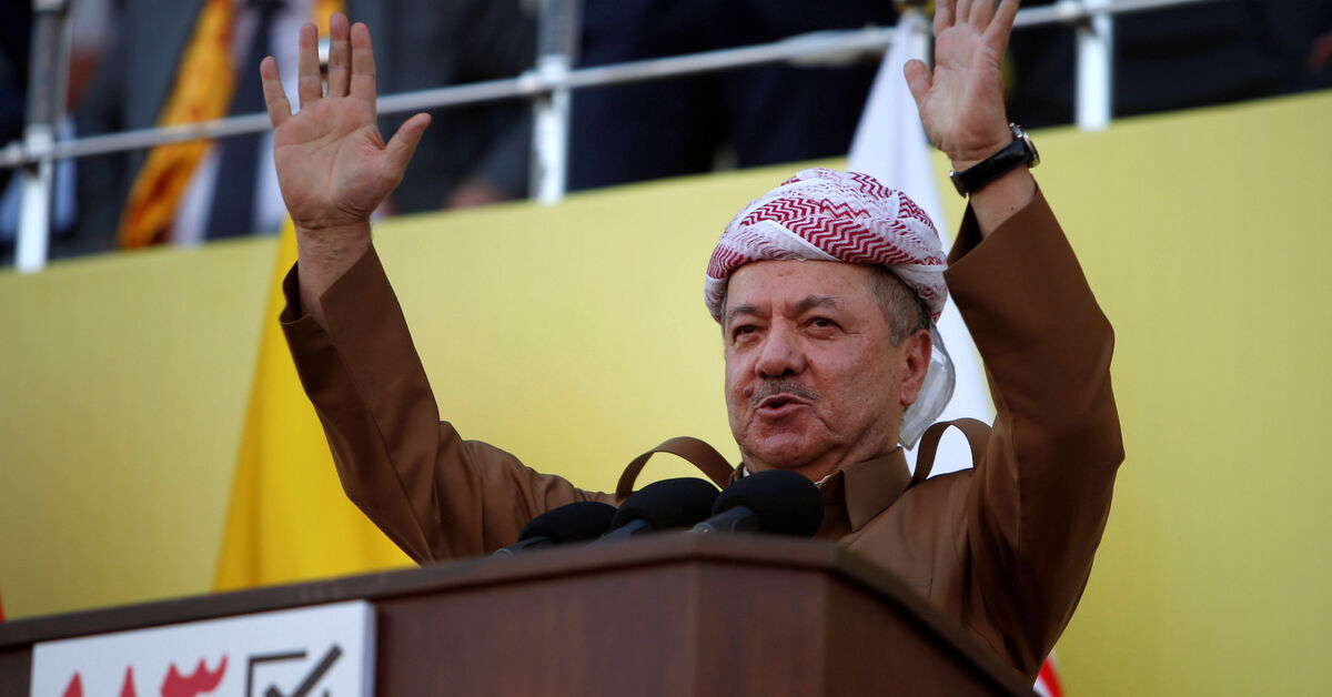 Kurdish leader Barzani pushes for leverage with Baghdad in Iraq vote