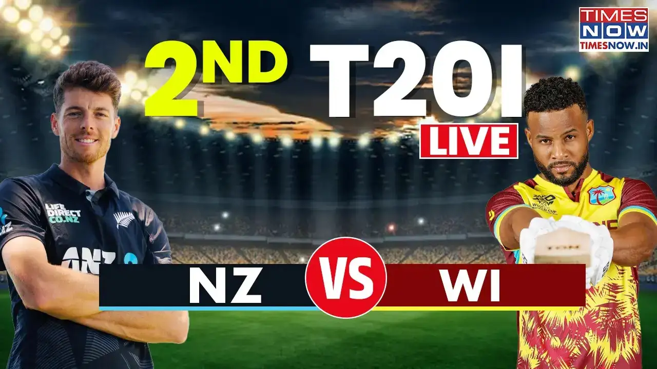 New Zealand vs West Indies Live Score 2nd T20I: NZ Look To Bounce Back, WI Hope To Take 2-0 Lead