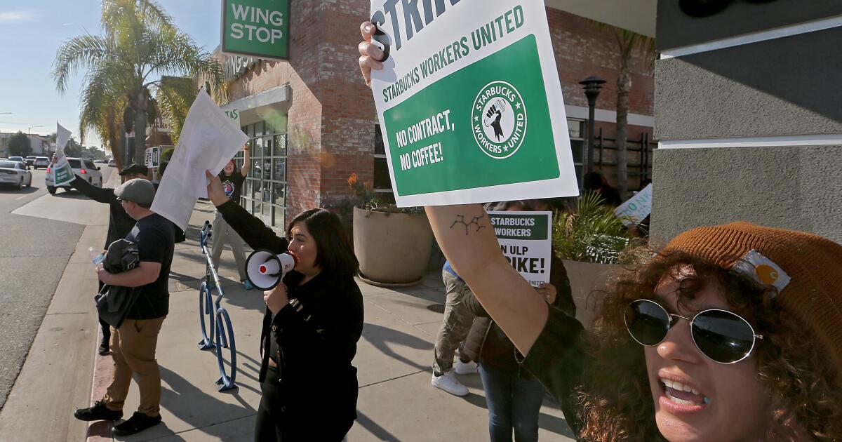 Unionized Starbucks baristas prepared to strike amid contract standoff