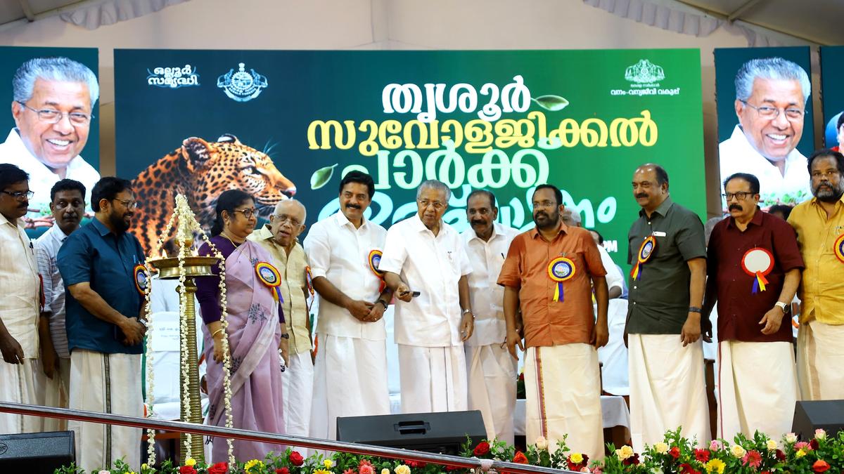 CM opens country’s first designer zoo and Asia’s second largest at Puthur