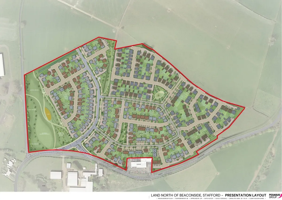 Traffic disruption as work begins on development for 2,000 new homes in Stafford