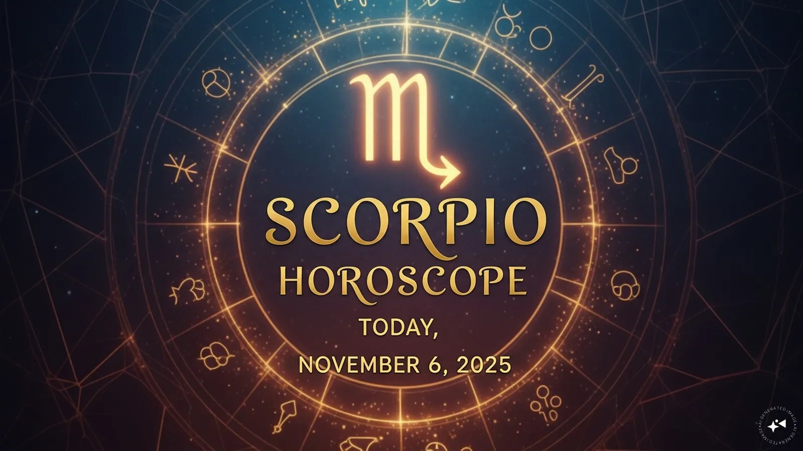 Scorpio Horoscope Today, November 6, 2025