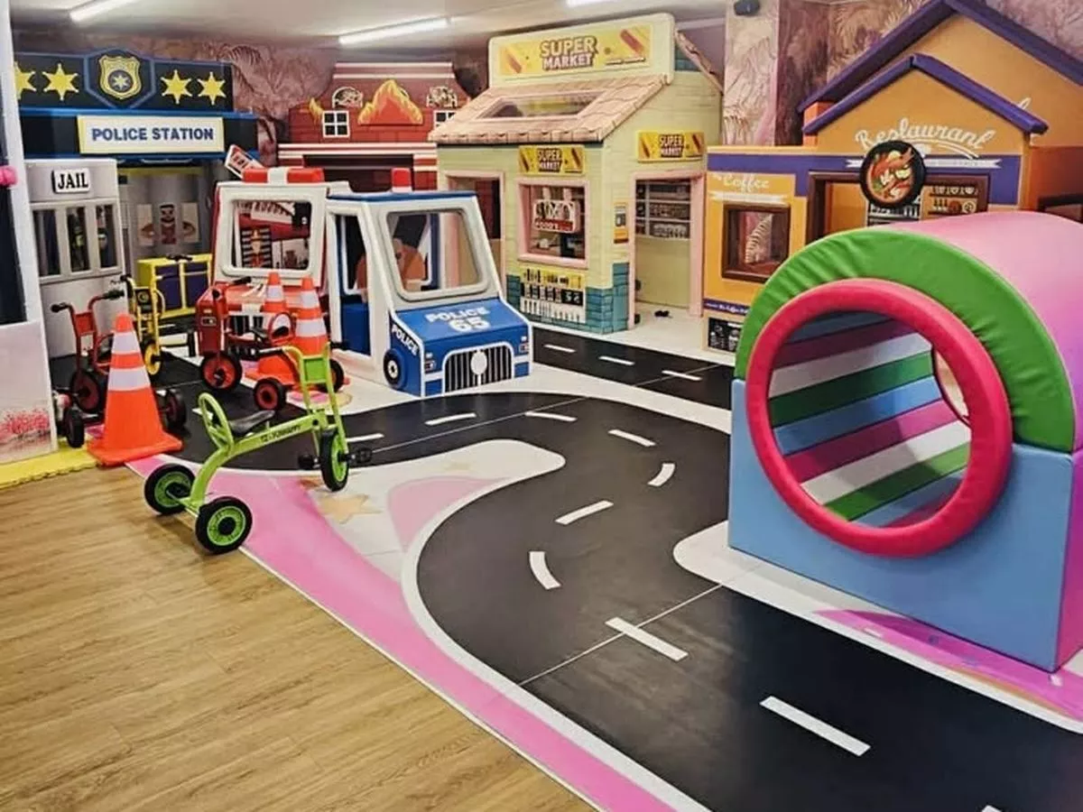 First look at Birmingham's new role play town with a 'road kids can drive along'