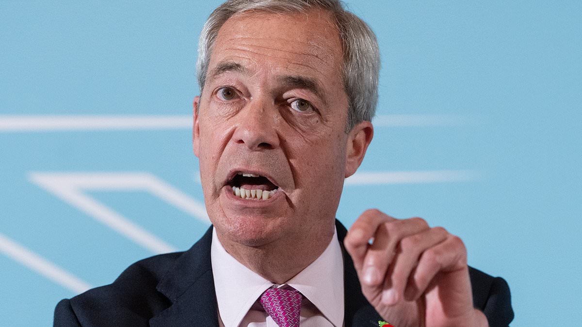 Nigel Farage to ditch Reform's election vows of huge tax cuts in speech TODAY as he warns burden WON'T fall until spending is under control