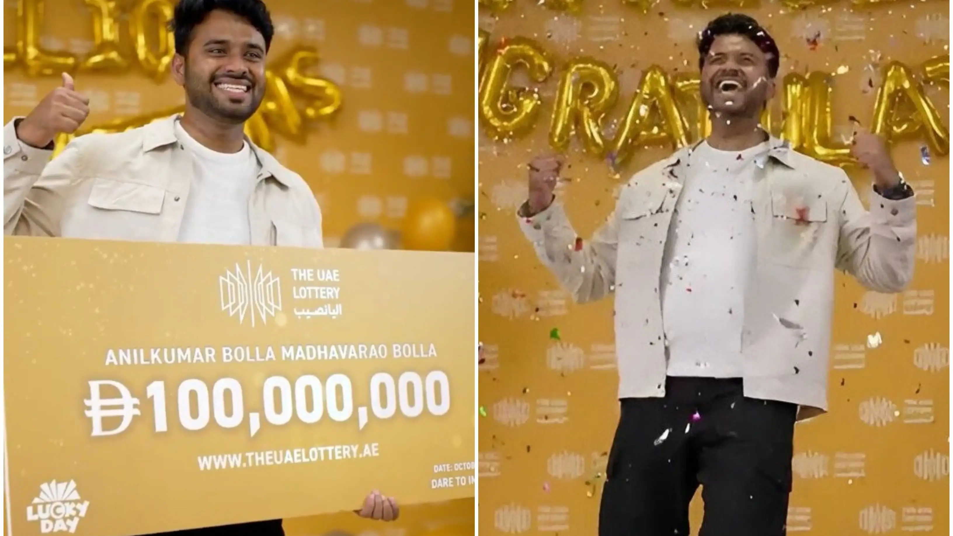 Meet Anilkumar Bolla, UAE's Biggest Lottery Prize Winner