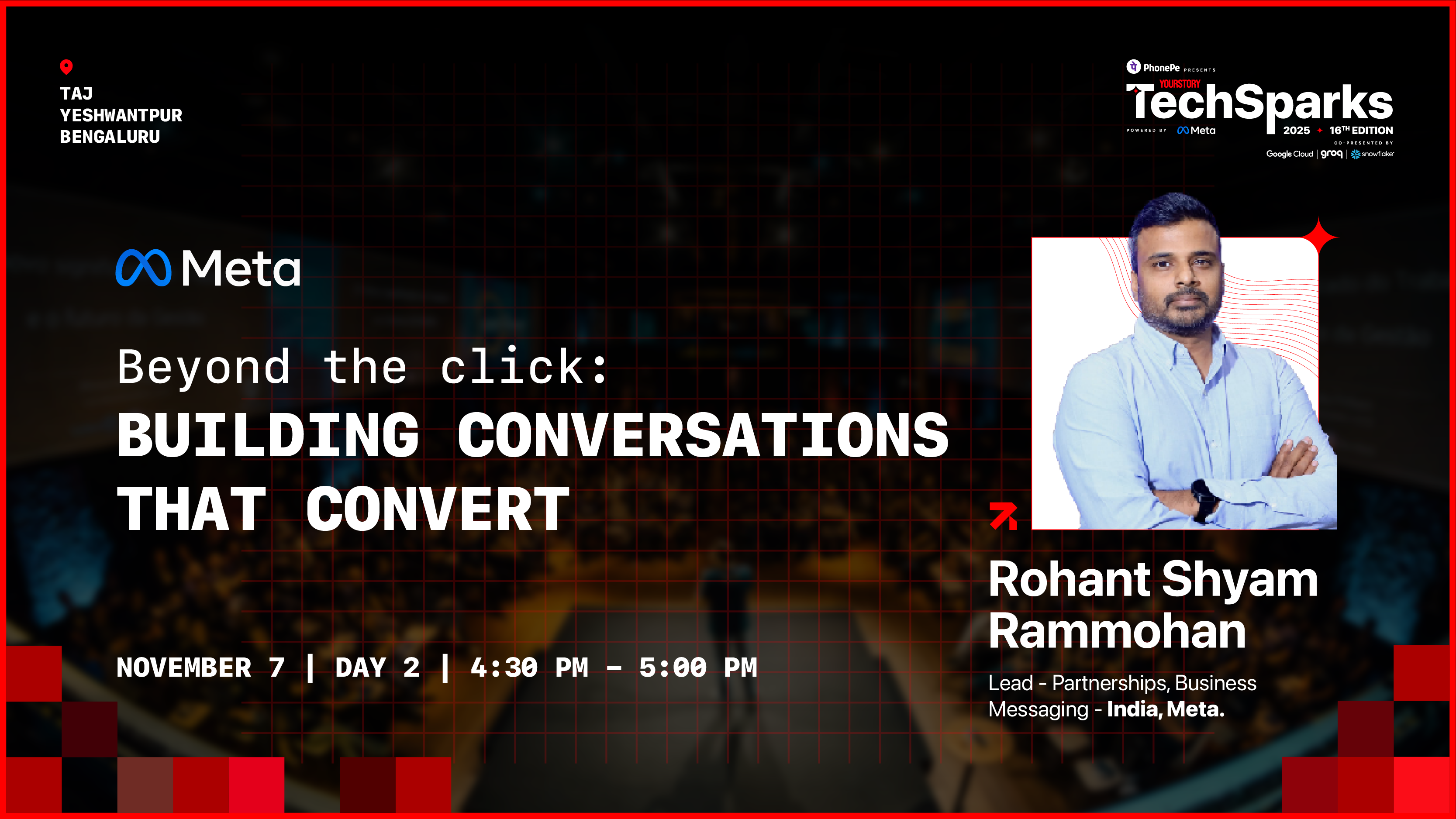 Learn how to turn engagement into impact at Meta’s masterclass at TechSparks 2025