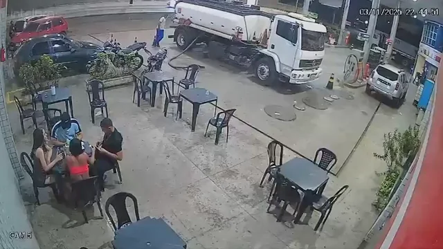 WCGW with lighting a cigarette at a gas station?