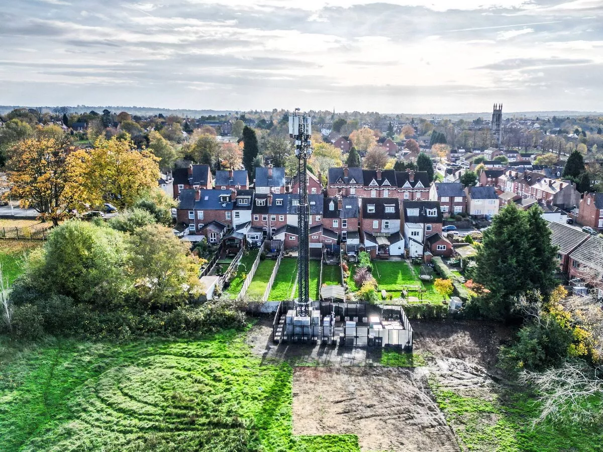 Furious residents' lives 'ruined' by 100ft 5G mast erected at end of their gardens