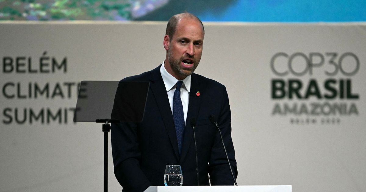 Prince William issues urgent warning about 'critical tipping point' in powerful speech