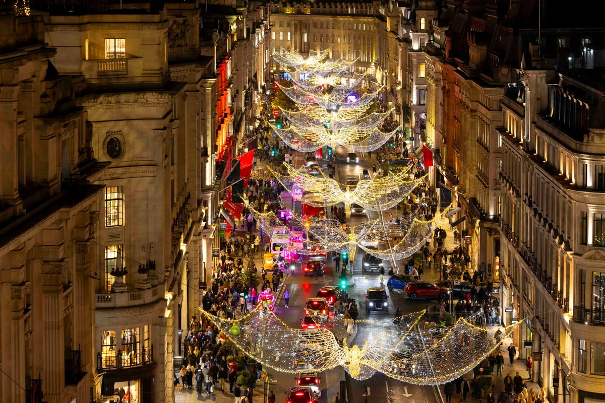 London's dazzling West End Christmas lights to return