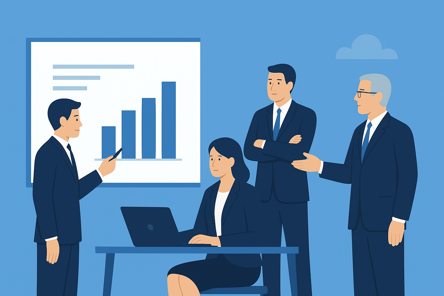 Learning moves up the ladder from the middle to the top