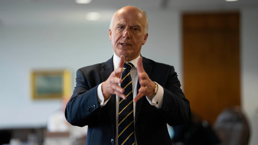 Abetz reveals lower state debt in 'interim' Tasmanian budget