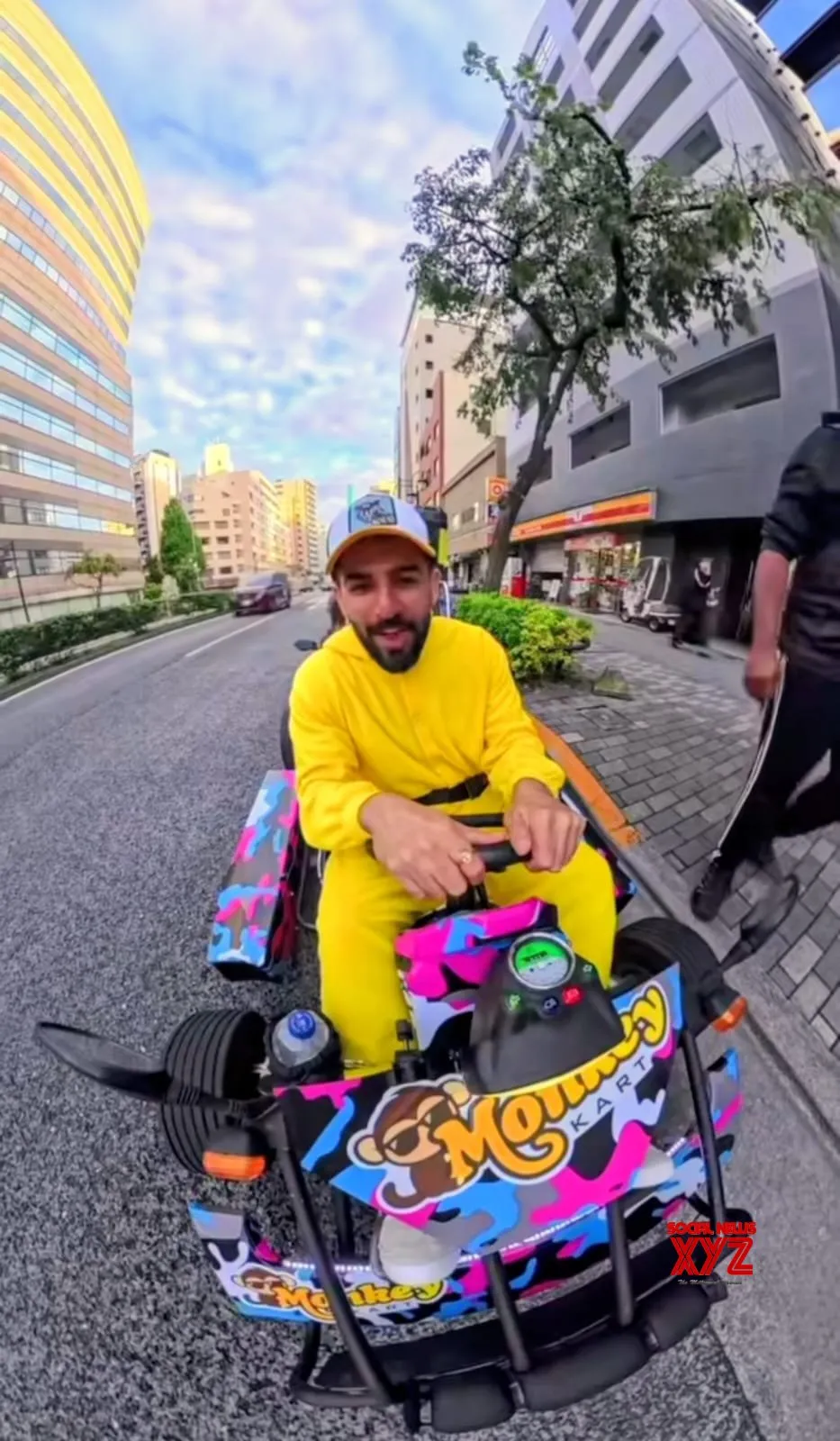 Jay Bhanushali soaks in adventure as he races through Japan on a monkey kart