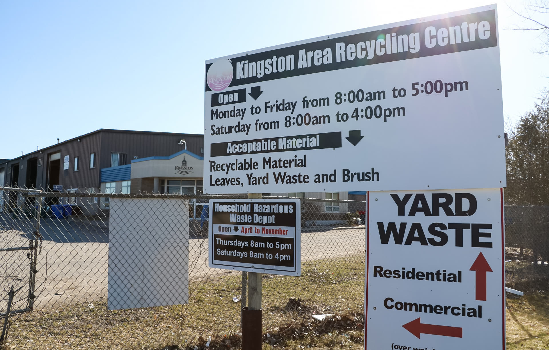 Kingston Household Hazardous Waste facility closing for 2025