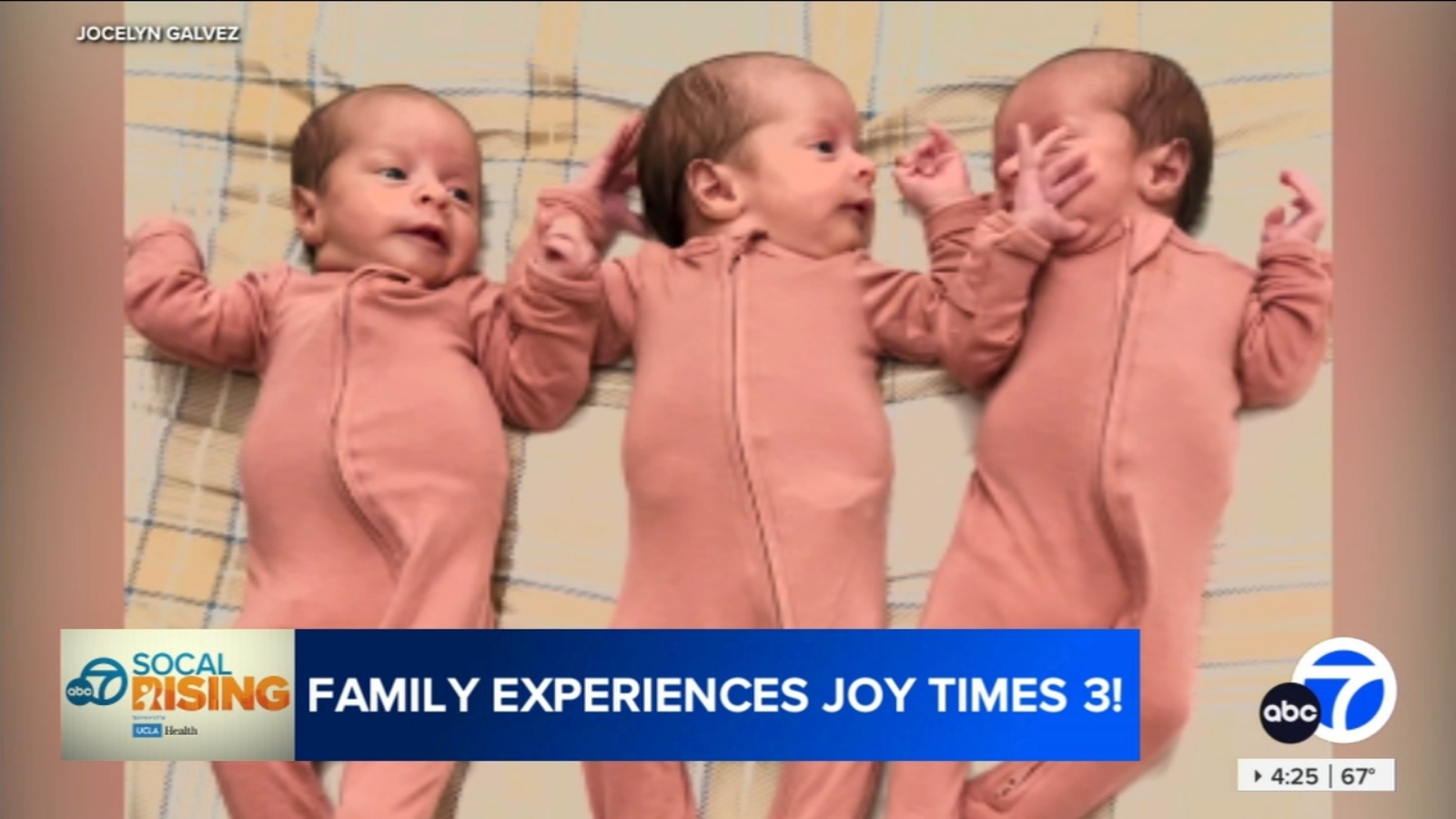 Torrance couple welcomes rare identical triplets