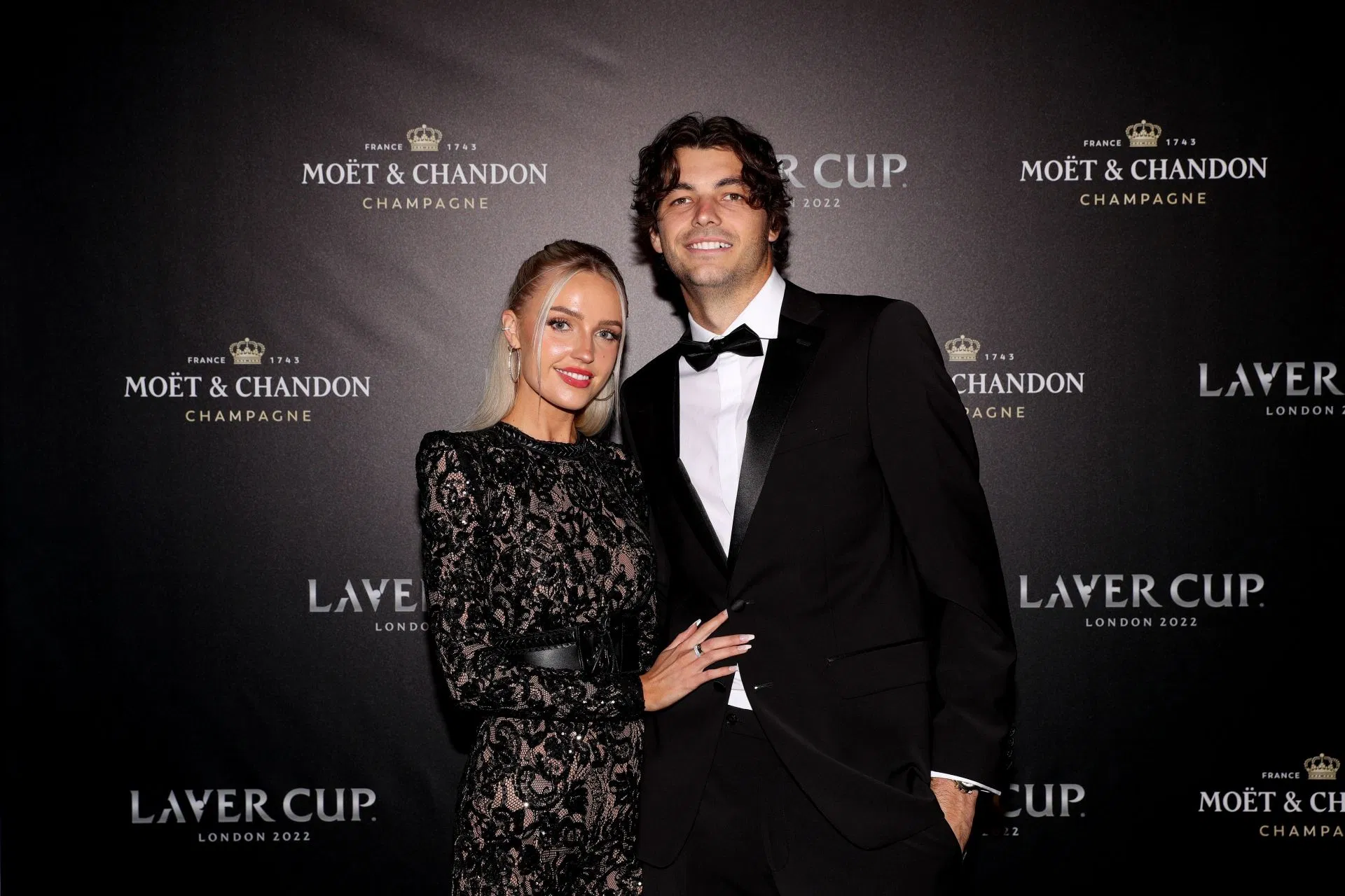 Taylor Fritz reacts in shock as girlfriend Morgan Riddle steals the spotlight in stunning black dress at Glamour Women of the Year Awards