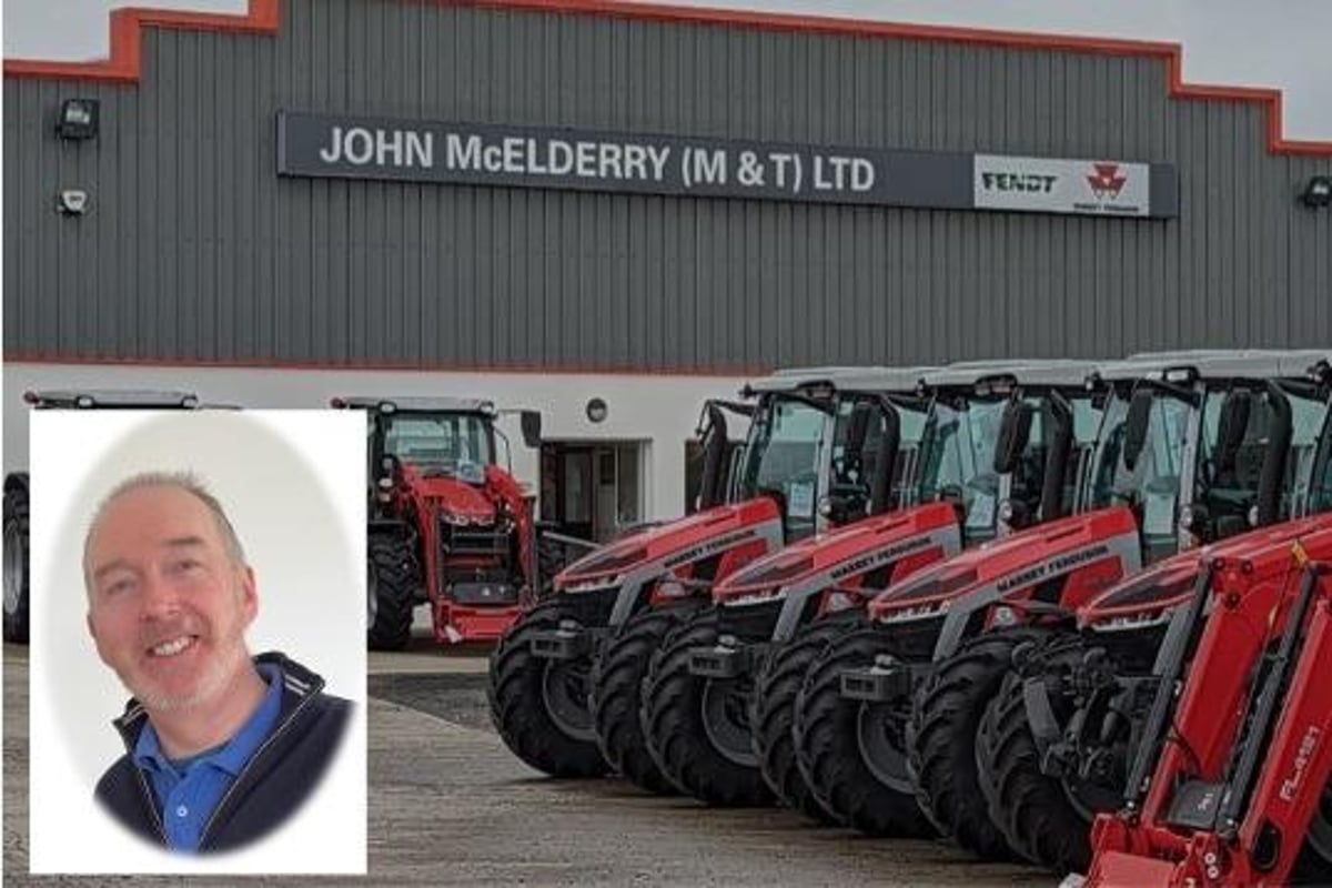 Respected businessman and director of John McElderry Motors & Tractors Ltd remembered for his dedication to agriculture, family and community