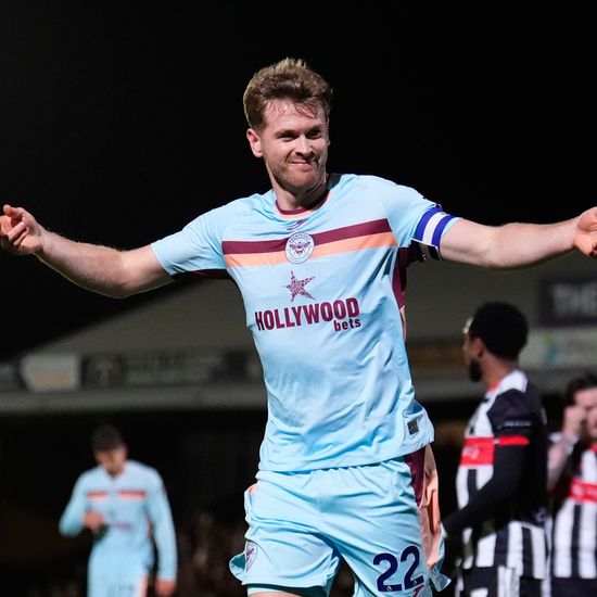 Nathan Collins on target as Brentford ease past Grimsby to make last eight of League Cup