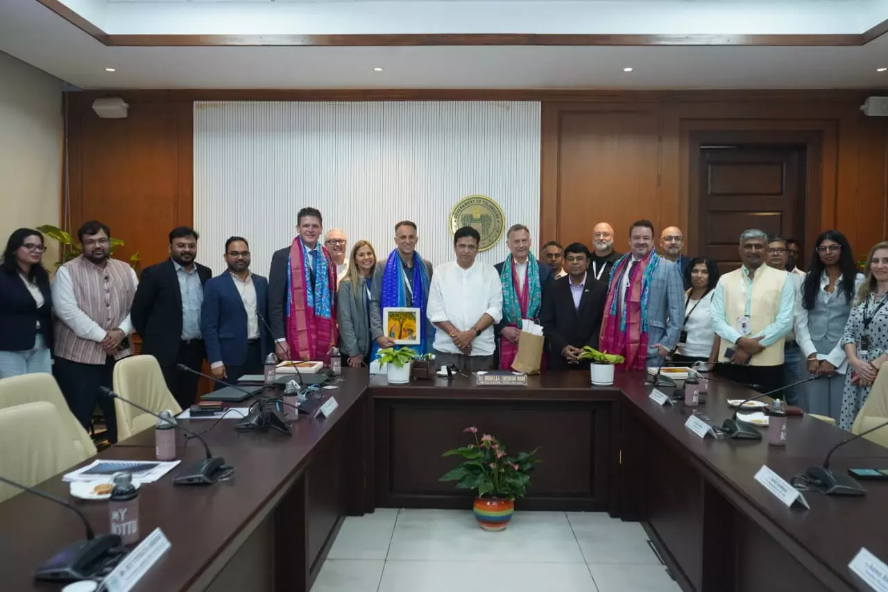 Sridhar Babu Invites Utah Investors to Telangana, Emphasizes Long-Term Global Partnerships