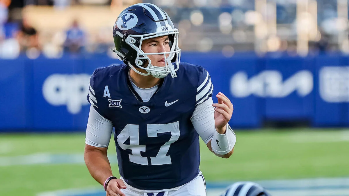 Forged in 'organized chaos,' BYU QB Bear Bachmeier eyes college football's biggest stage