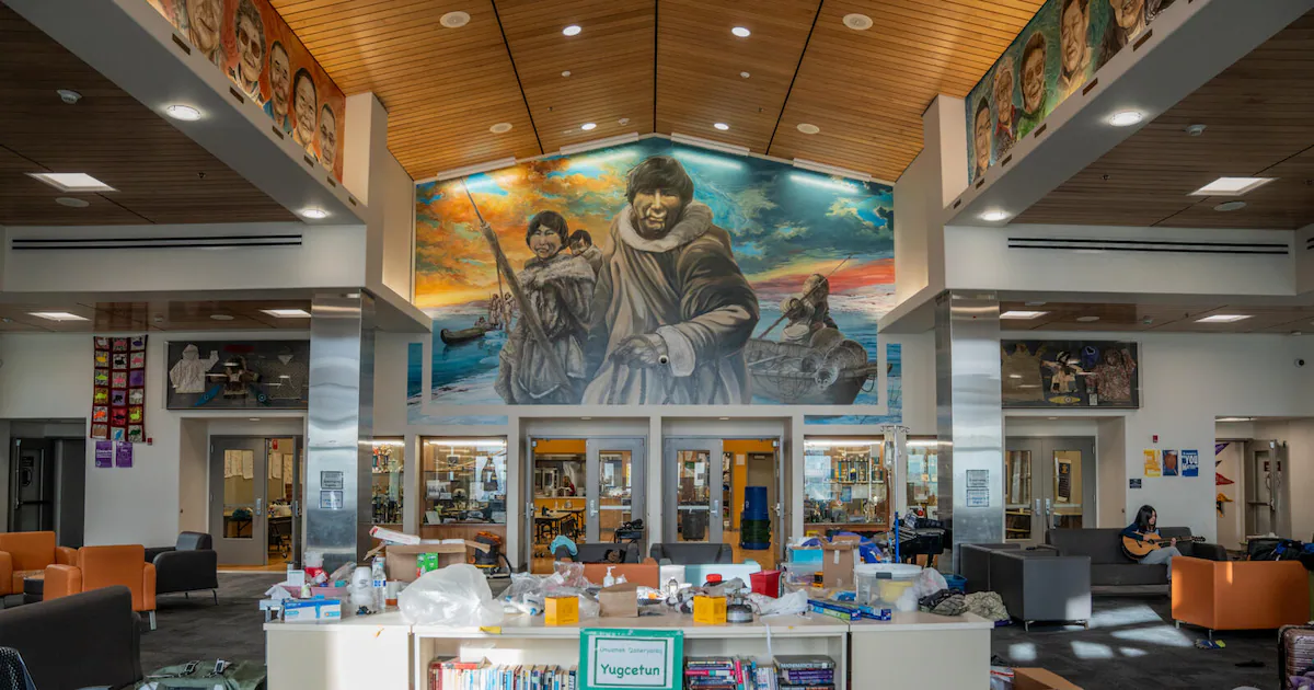 Alaska’s public schools serve as emergency shelters. Those buildings are also in crisis.