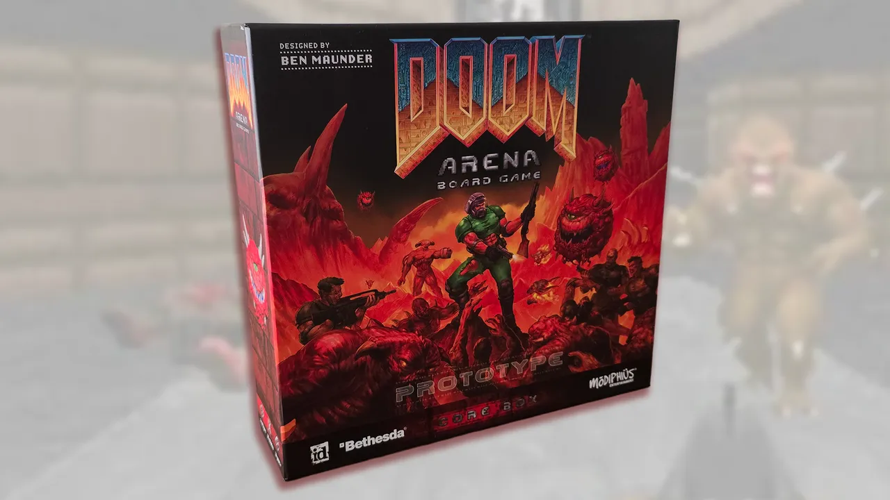 Doom Arena Board Game Hands-On Preview: Rip and Tear on the Tabletop
