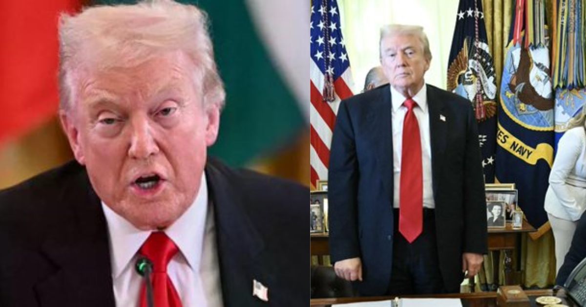 Netizens React as Donald Trump Looks ‘Washed-Out’ and ‘Tired,’ Ditching His Orange Tan at Major Event