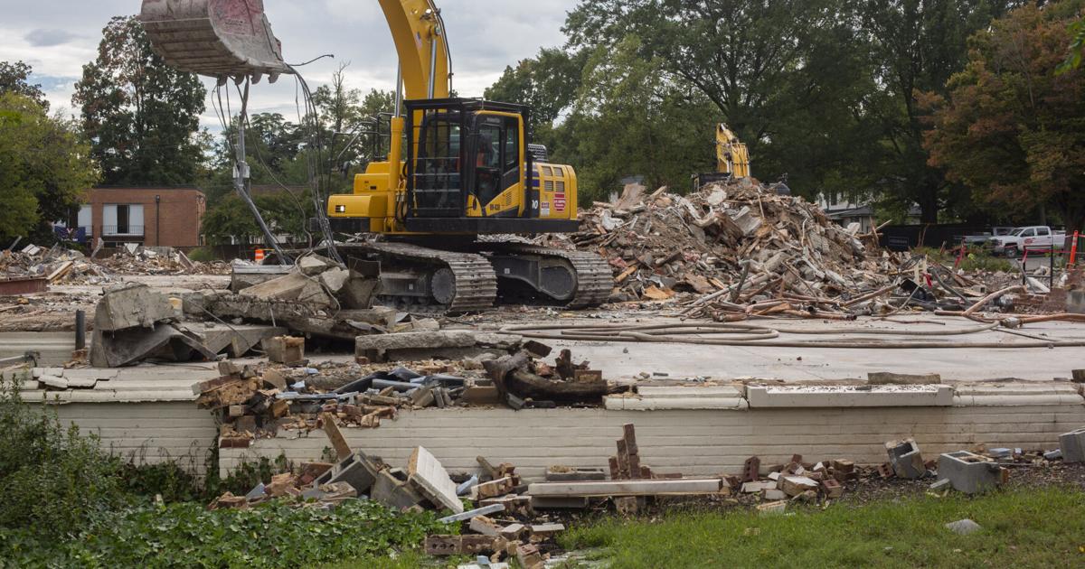 UVa's Alumni Hall has fallen, and in its place rises Aggarwal Hall