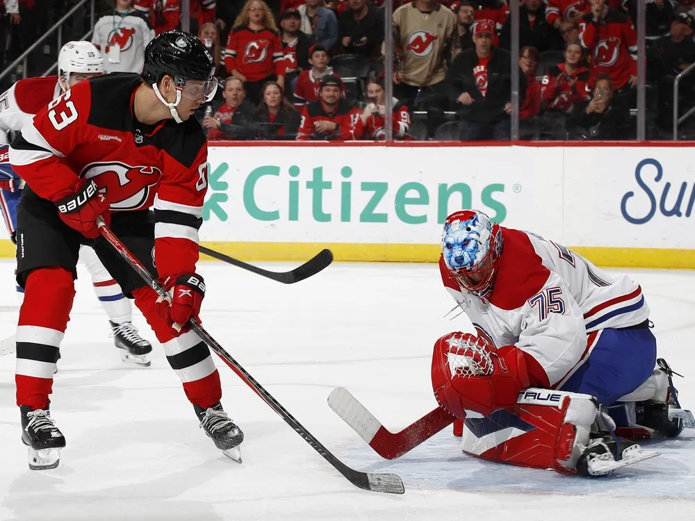 Cowan: Canadiens goalie Jakub Dobes in tears after 4-3 OT loss to Devils