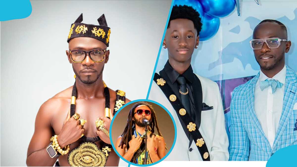 Okyeame Kwame says he want his son Sir Kwame Bota to be like Wanlov