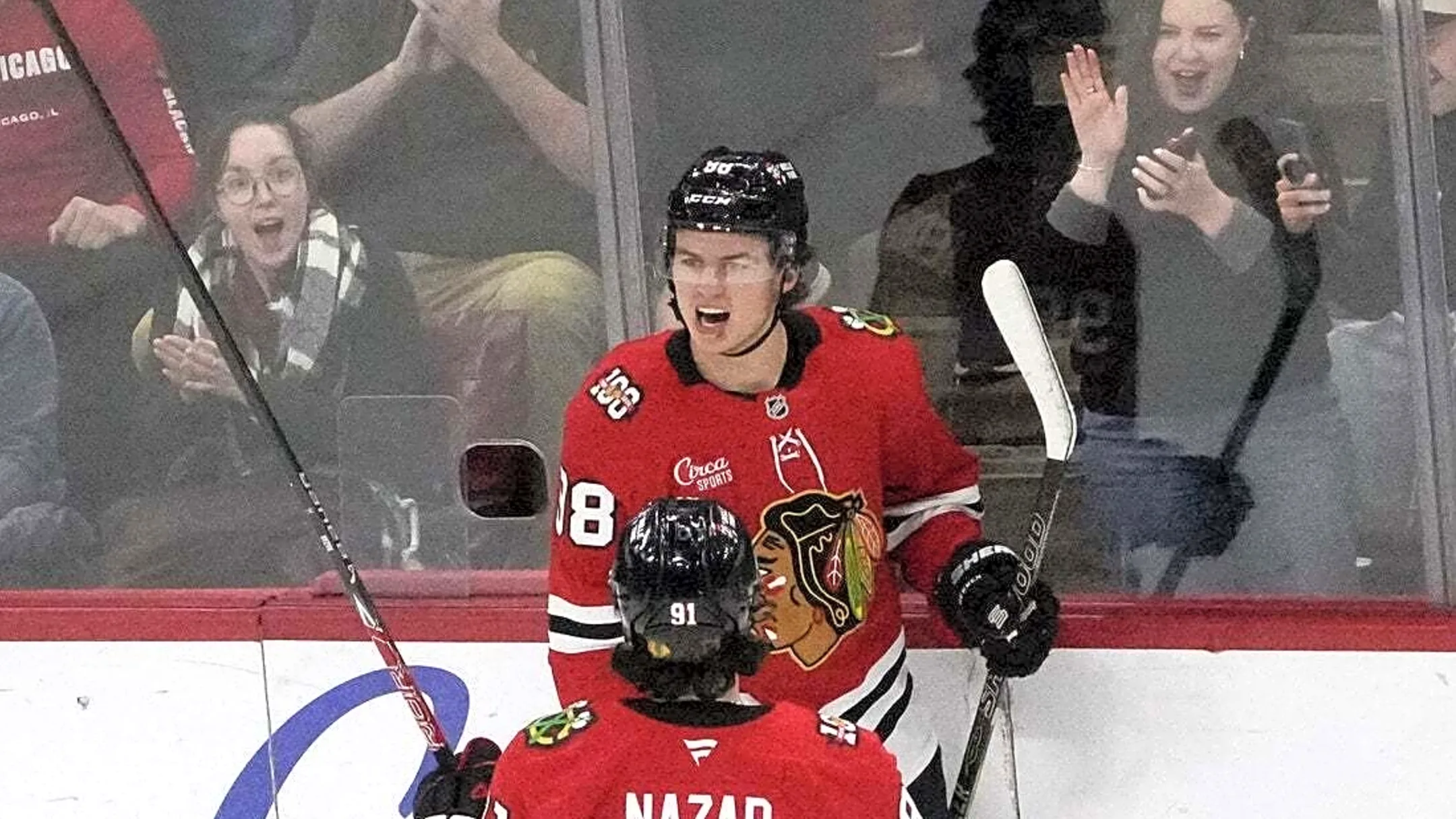Connor Bedard's first hat trick sends Blackhawks past Senators