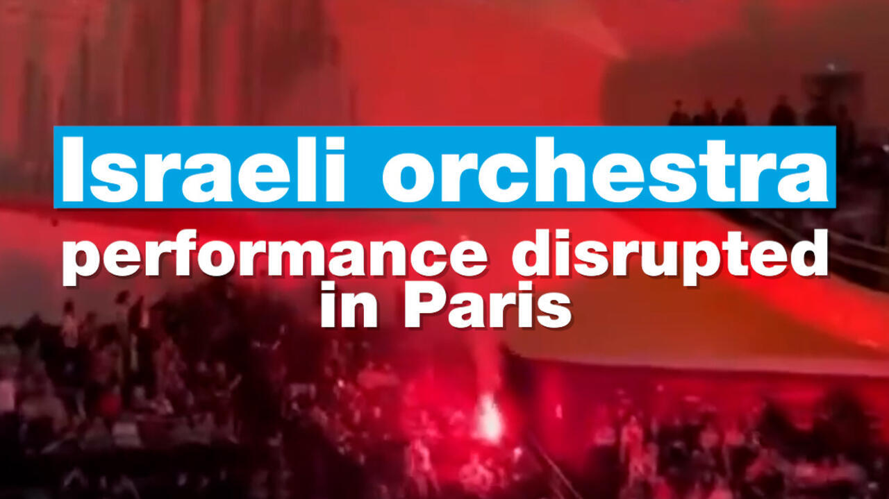 Israeli orchestra performance disrupted in Paris