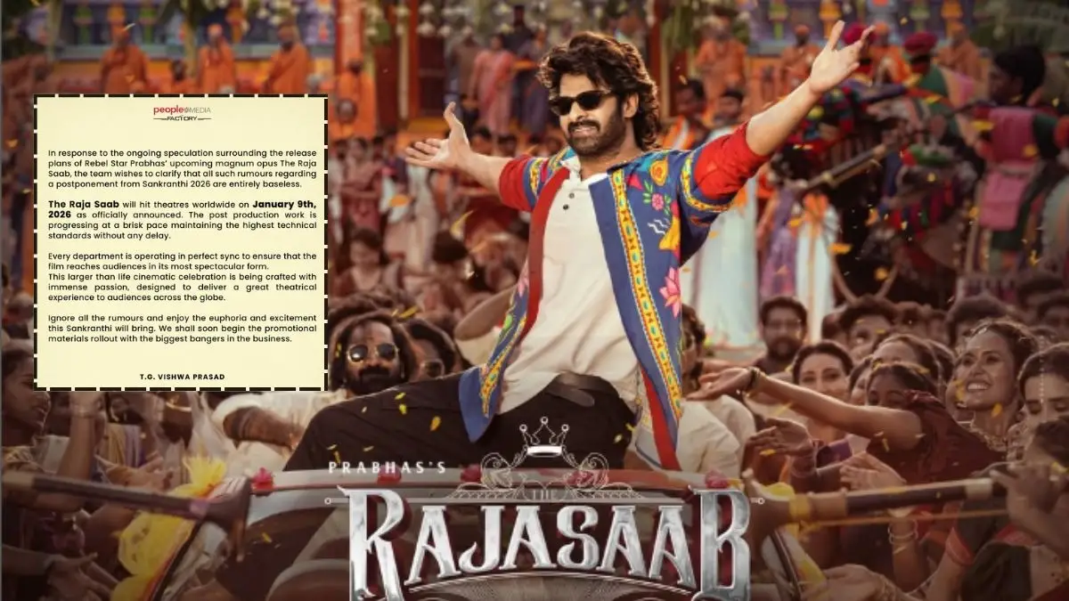 Prabhas's The Raja Saab Bows Out Of Crowded Sankranti Release To Avert Clash With Vijay’s Jana Nayagan? Makers React To Speculations