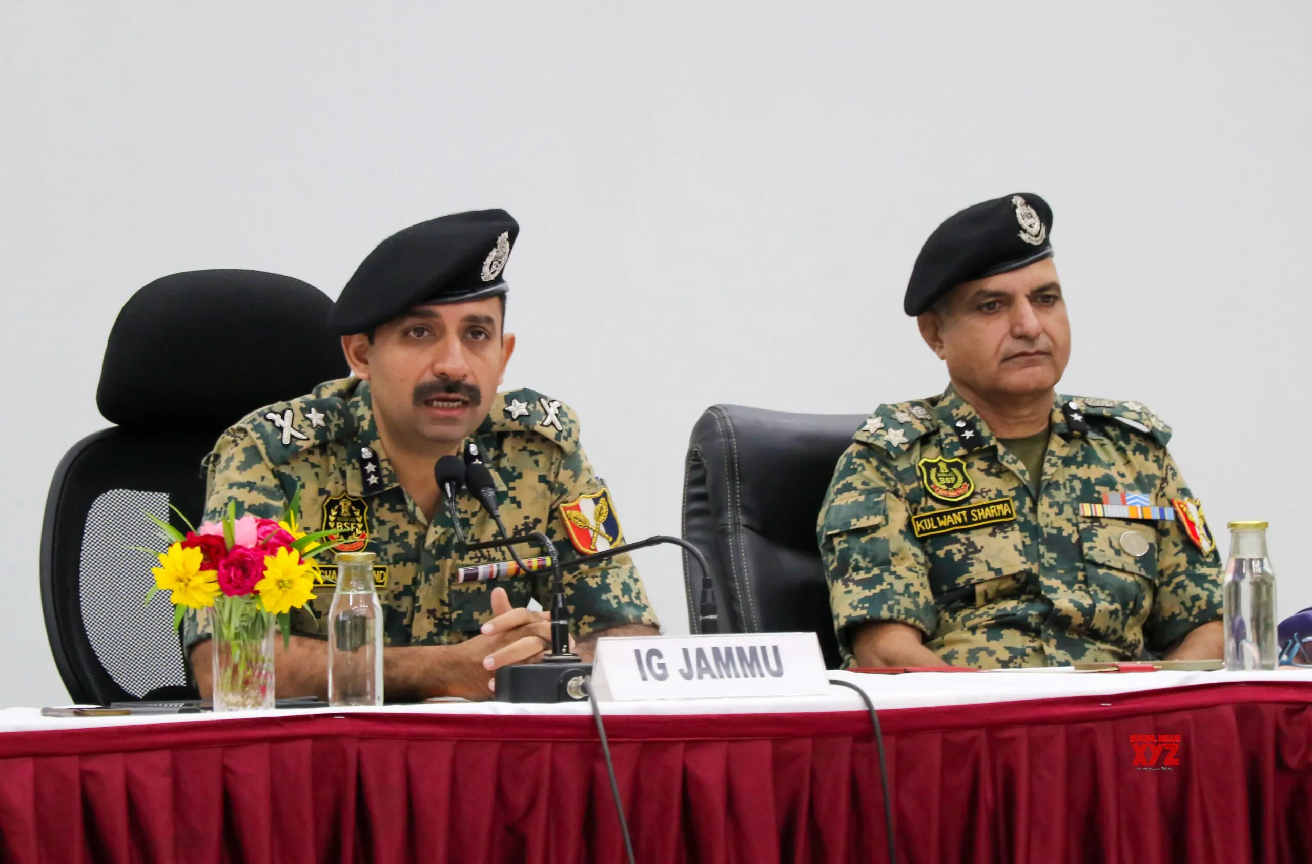Jammu: IG BSF Shashank Anand Addresses Press Conference #Gallery