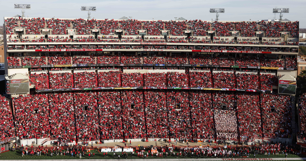 Here's to the Nebraska football fans