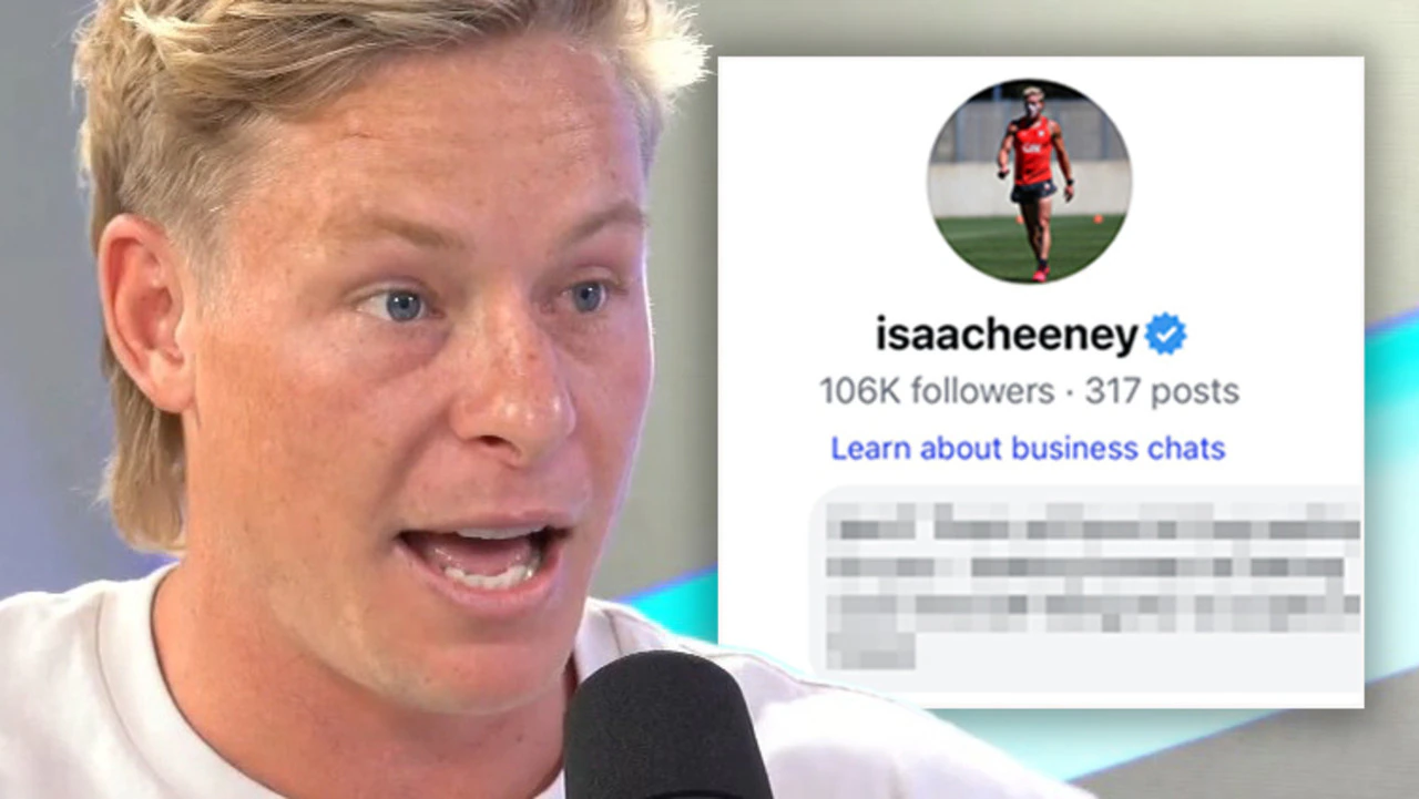 AFL star Isaac Heeney reveals most shocking DM he’s received