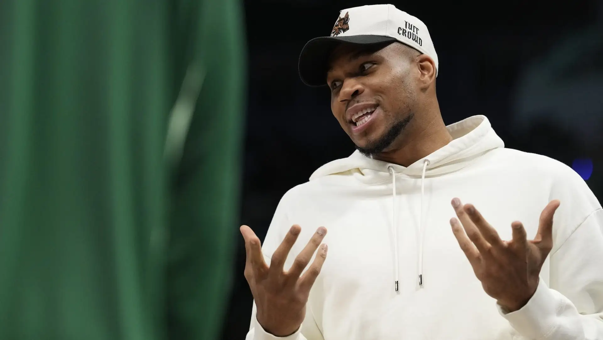 Giannis Antetokounmpo Asks if He Can Suit Up for Marquette