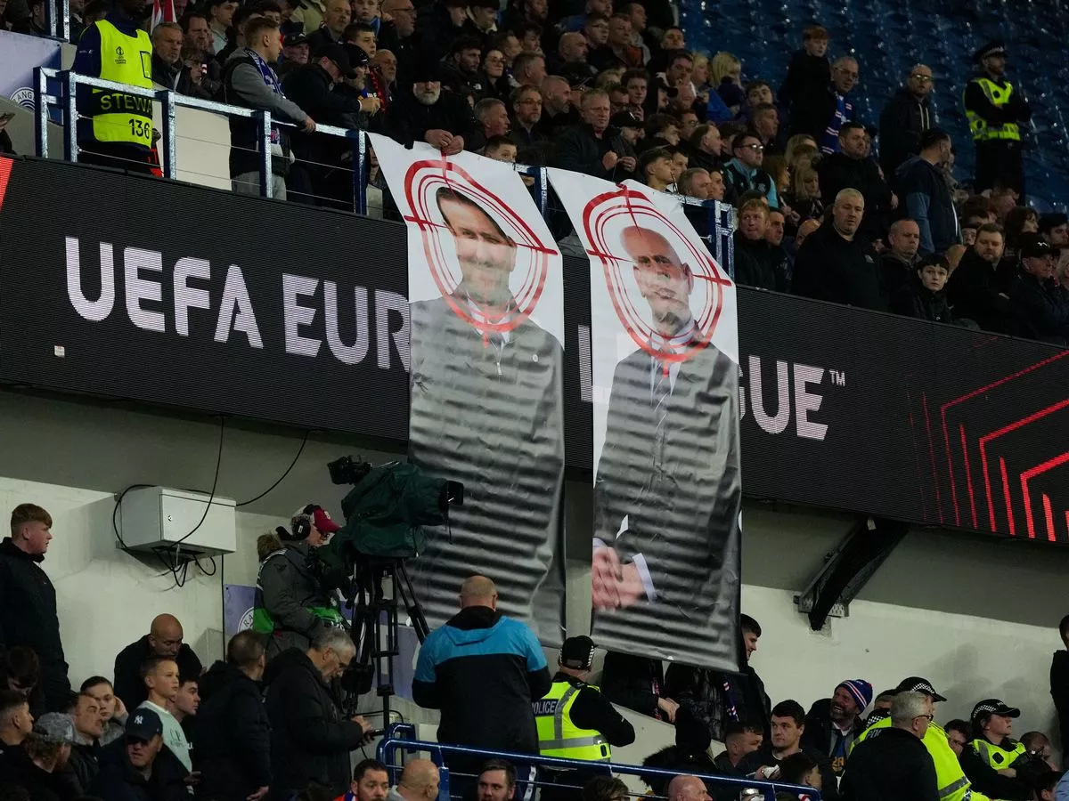 Rangers fans target Stewart and Thelwell as stewards try to confiscate banners amid defiant Danny Rohl vow