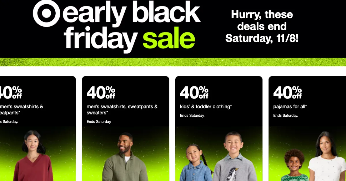 Official Target early Black Friday sale now live