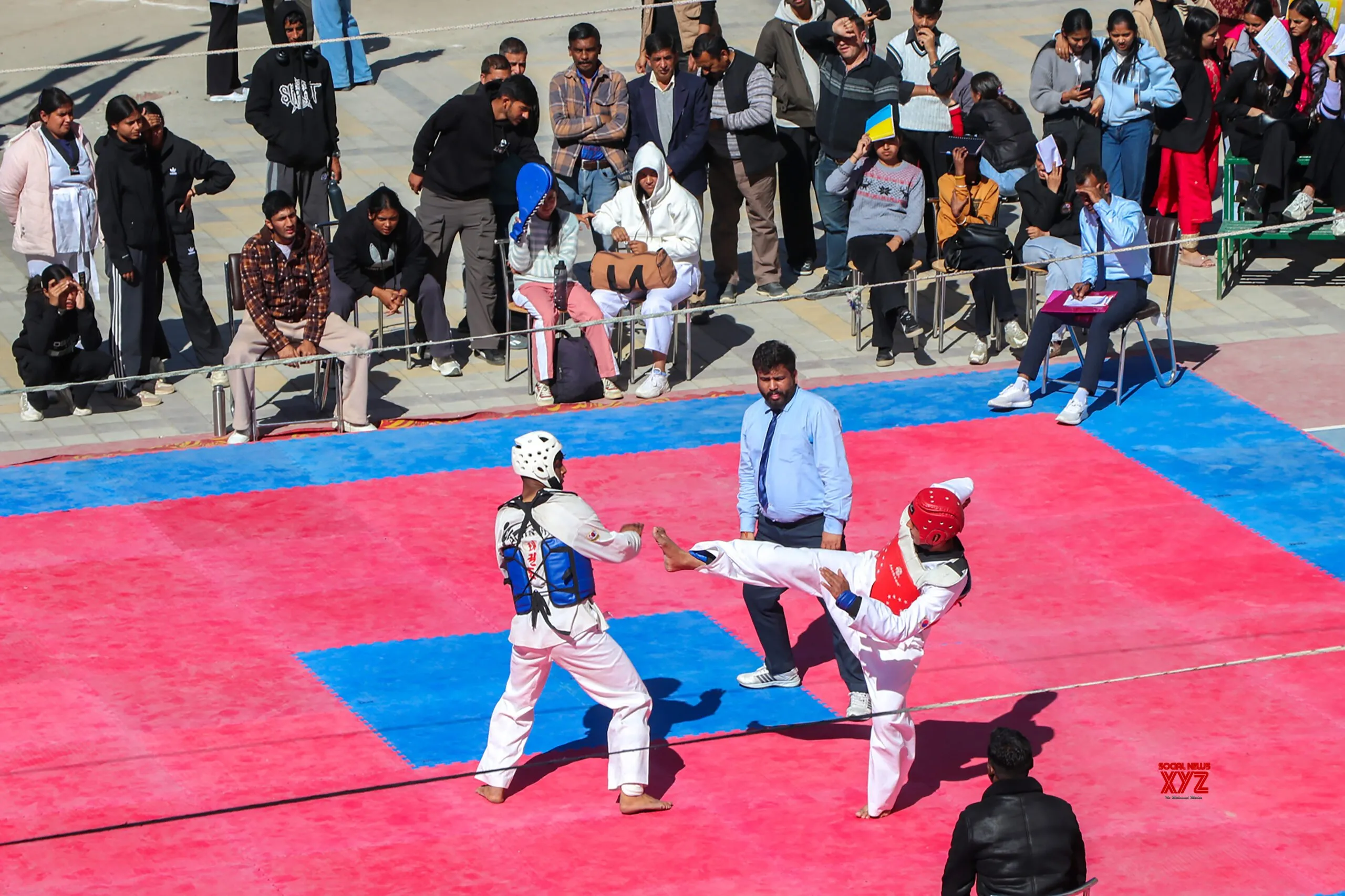 Shimla: Students Compete in Inter College Taekwondo Championship #Gallery