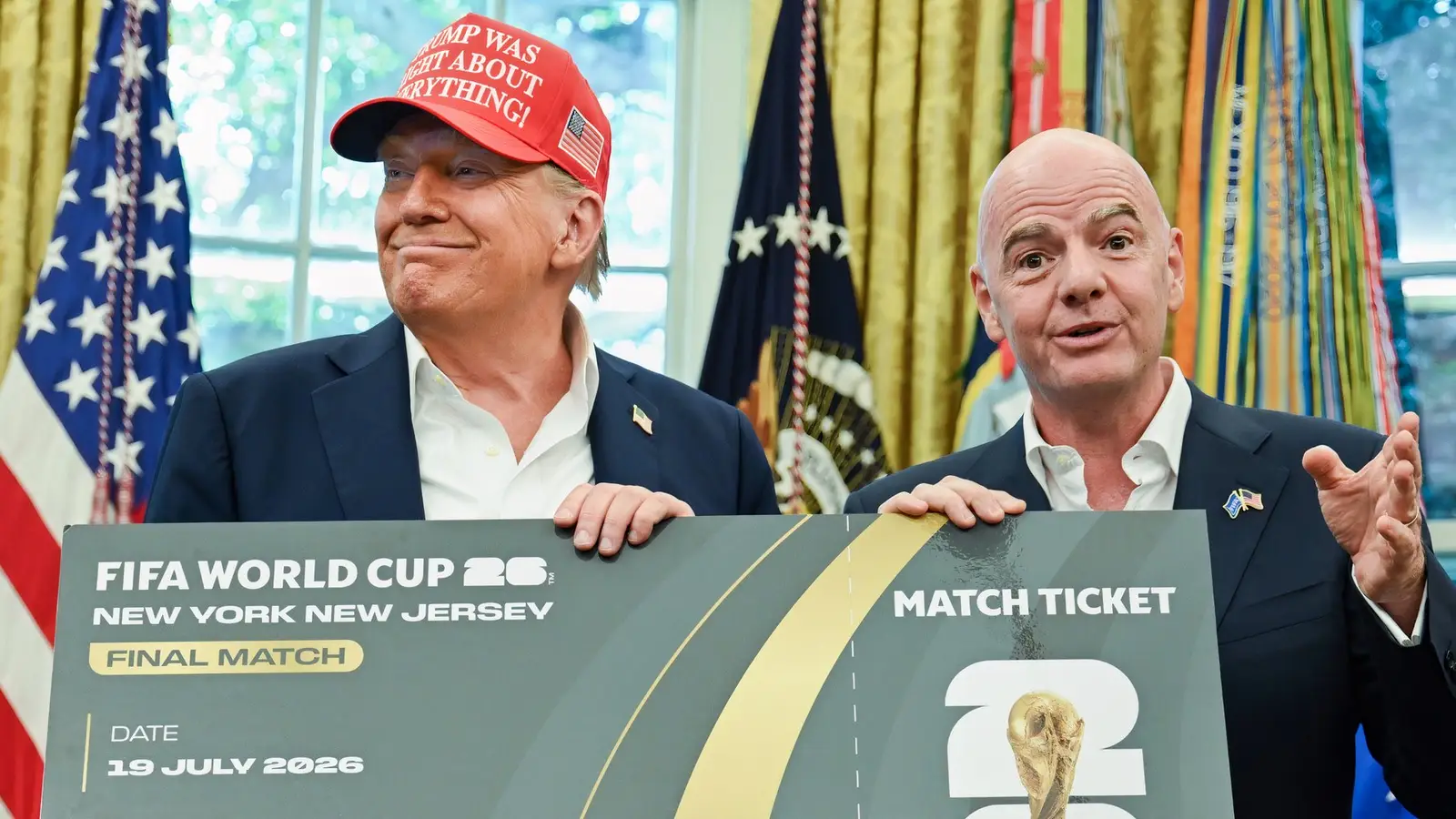 Gianni Infantino Could be Investigated by FIFA for Publicly Supporting Donald Trump