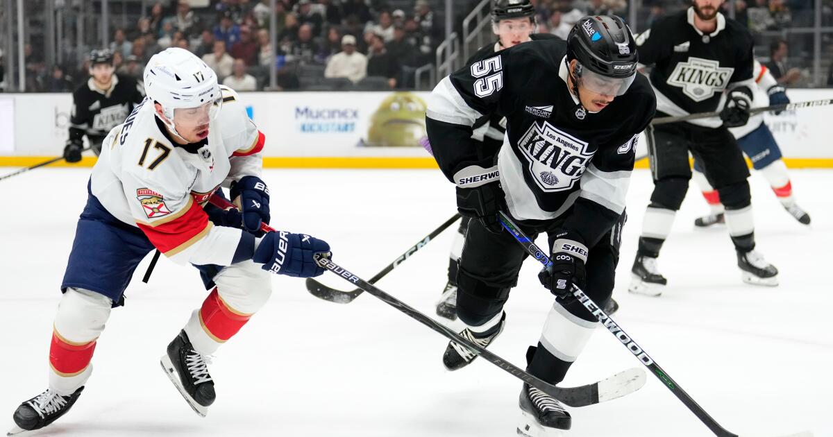 Kings' struggles at home continue in loss to Florida Panthers