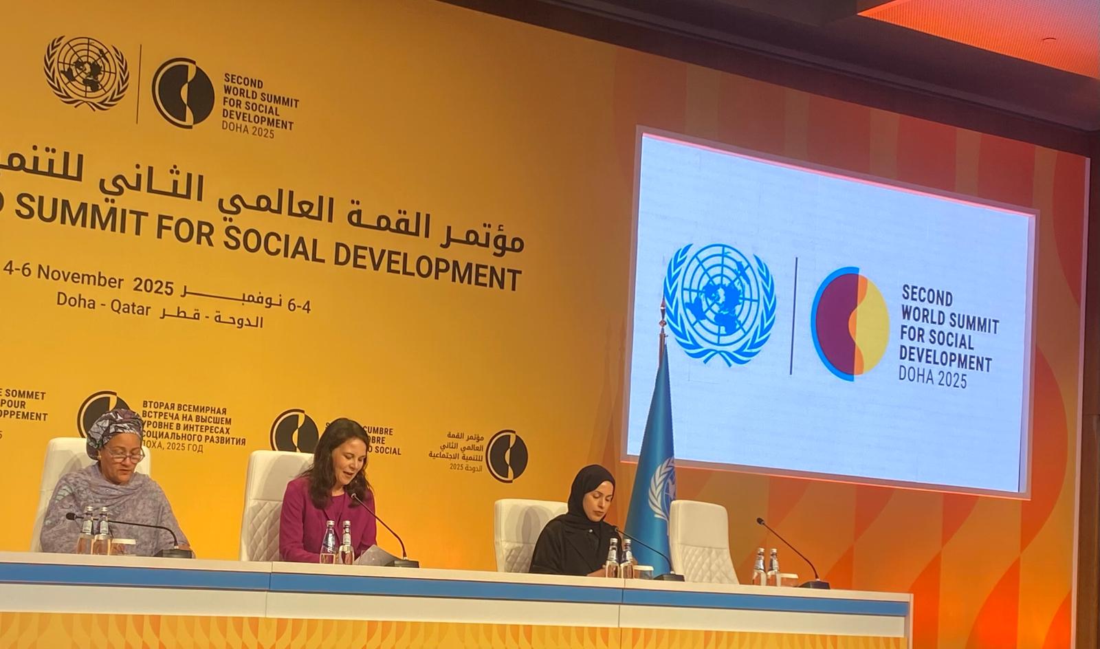 ‘A commitment to place people at the centre’: Second World Summit for Social Development concludes in Doha