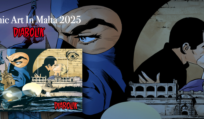 MaltaPost unveils exclusive Diabolik stamp miniature sheet