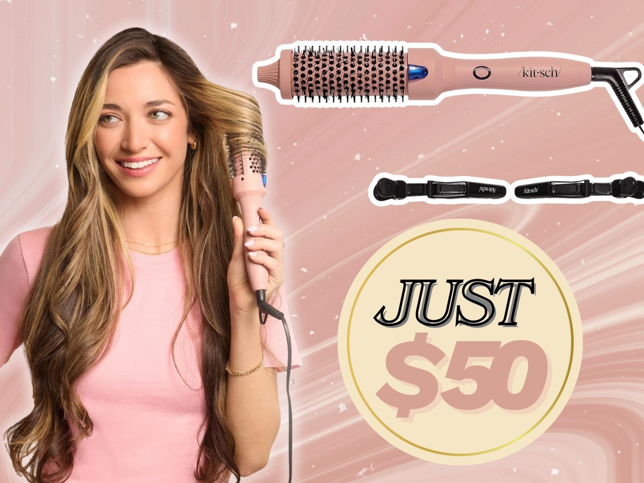 Snag Kitsch's new Thermal Round Brush for 29% off in a limited time deal