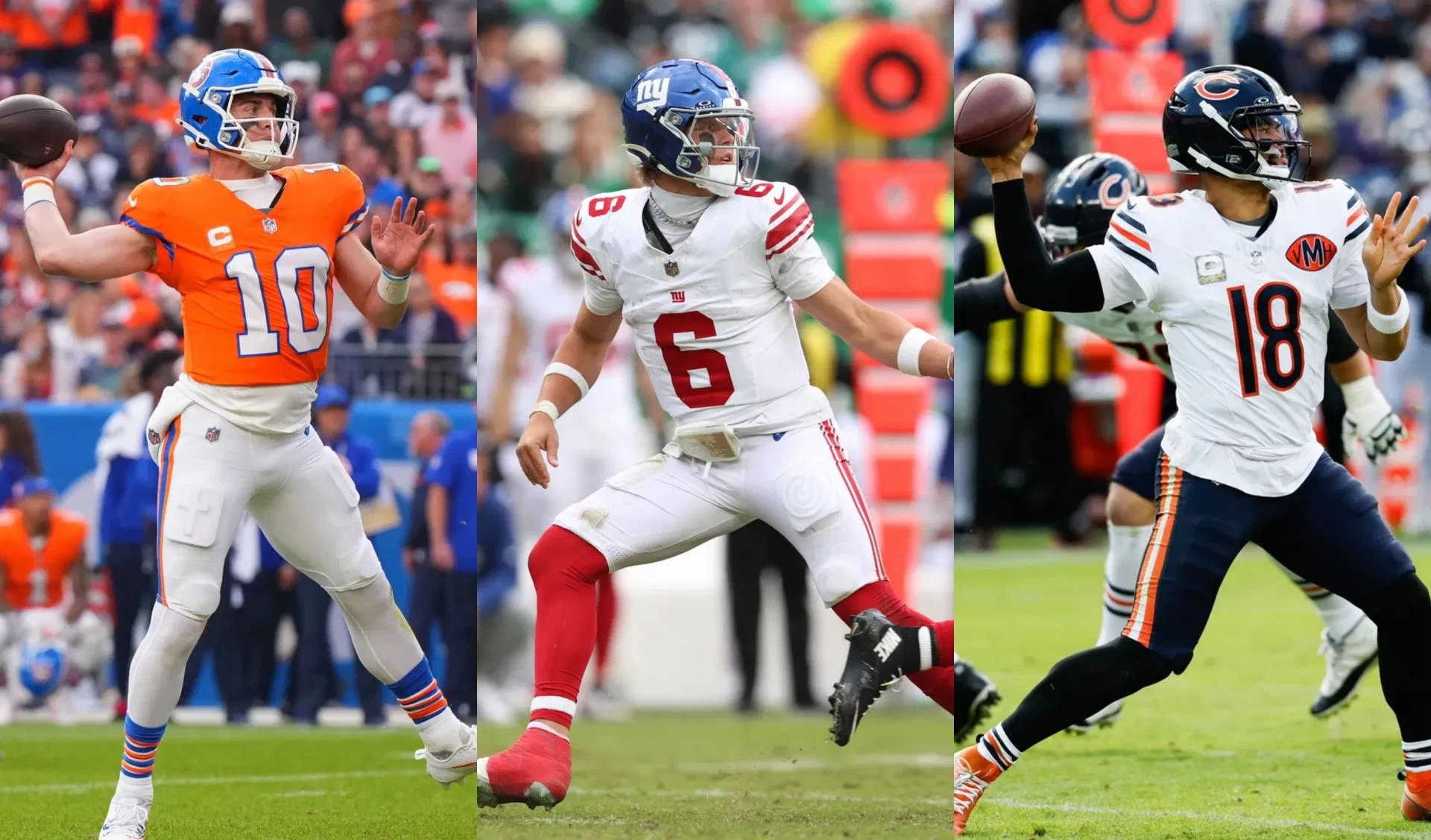 Bo Nix or Jaxson Dart or Caleb Williams Week 9 Start 'Em, Sit 'Em: Fantasy football projections for QBs